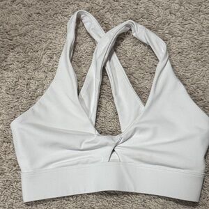 Fabletics White Halter Sports Bra